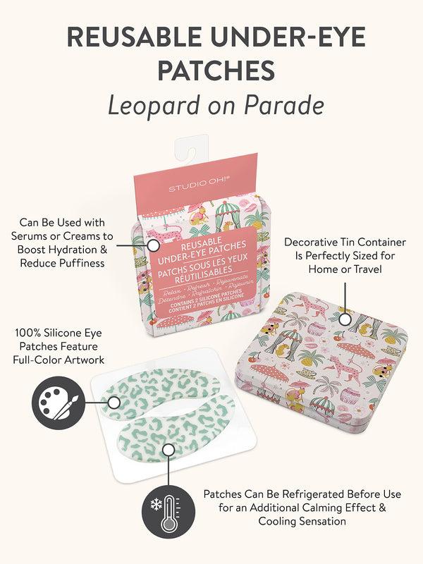 Studio Oh Leopard On Parade Reusable Under-Eye Patches