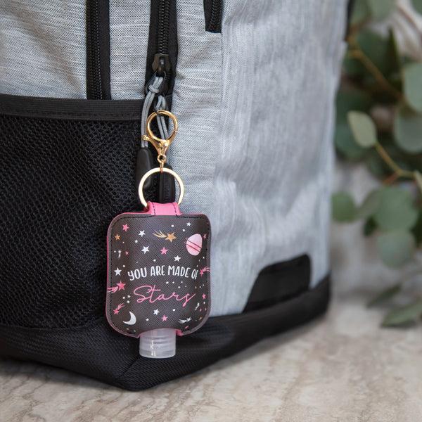 Studio Oh Moons & Stars Hand-Sanitizer Holder With Travel Bottle