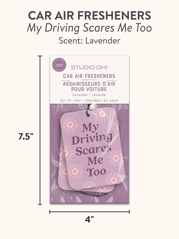 Studio Oh My Driving Scares Me Too Car Air Freshener