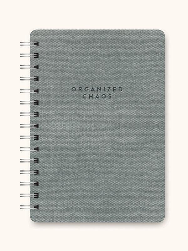 studio oh Organized Chaos (Gorgeous Gray) Agatha Notebook