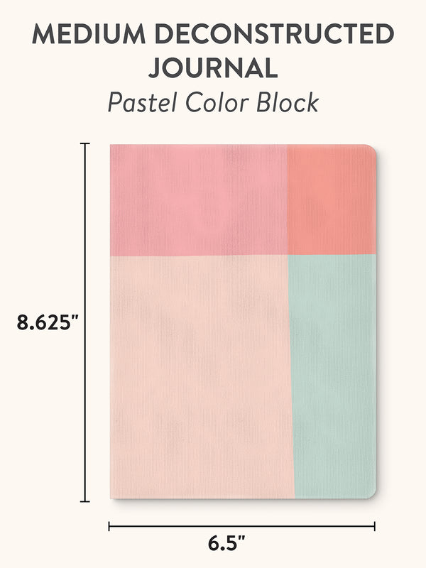 Studio Oh Pastel Color Block Medium Deconstructed Journal