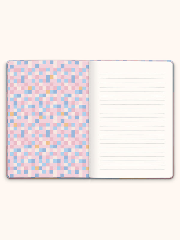 Studio Oh Periwinkle & Pink Keri Notebook And Organizer