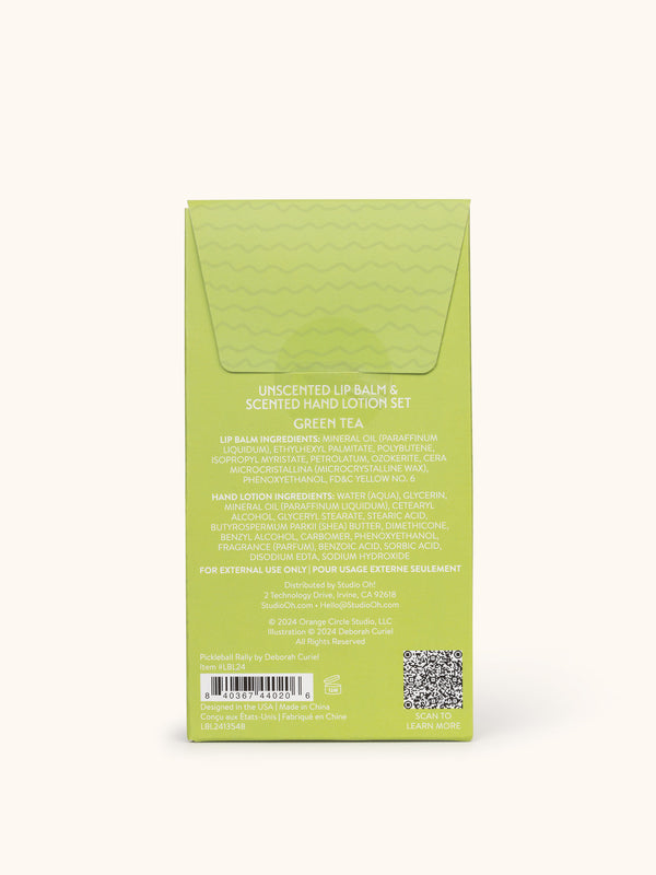 Studio Oh Pickleball Rally Lip Balm & Hand Lotion Set