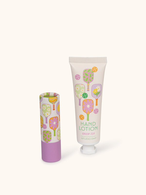 Studio Oh Pickleball Rally Lip Balm & Hand Lotion Set