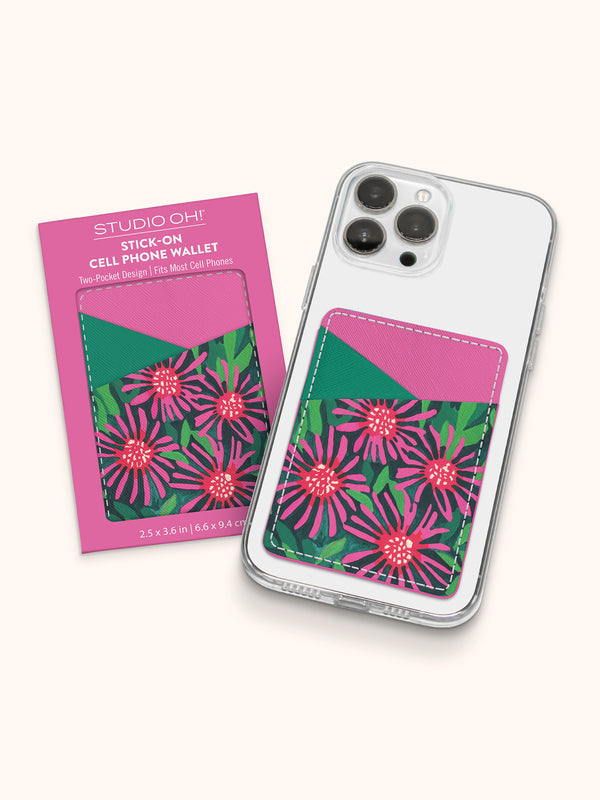 Studio Oh Poppin' With Ice Stick-On Cell Phone Wallet