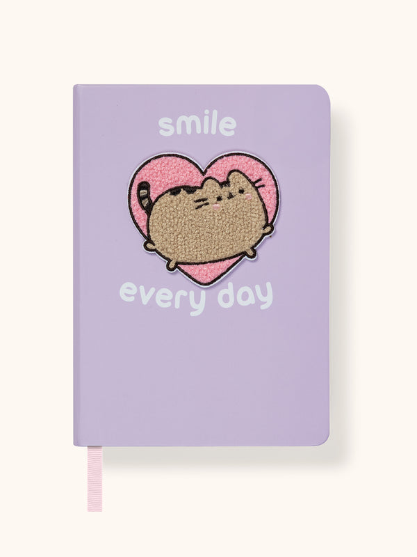 studio oh Pusheen Smile Every Day Chenille Patch Medium Casebound Notebook