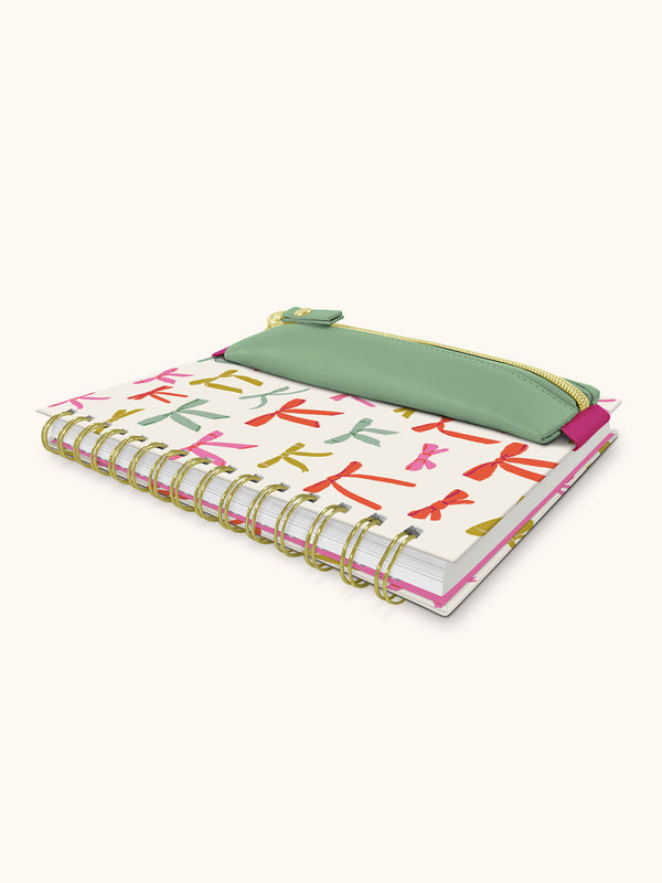 Studio Oh Put A Bow On It Oliver Notebook With Pen Pocket
