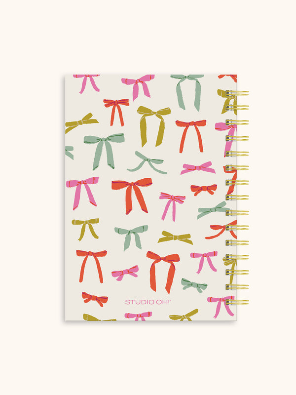 Studio Oh Put A Bow On It Oliver Notebook With Pen Pocket