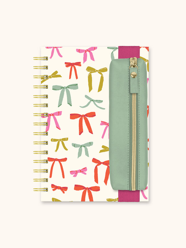 studio oh Put a Bow on It Oliver Notebook with Pen Pocket