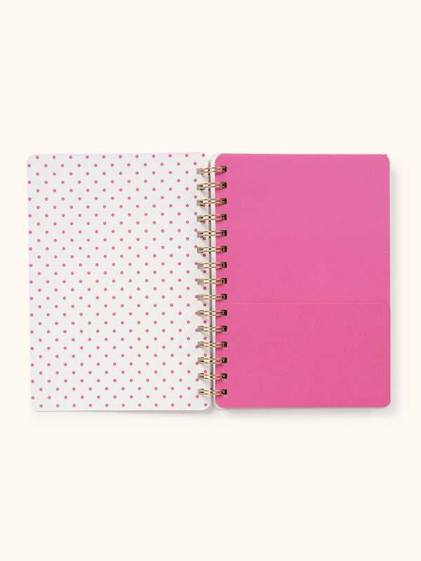 Studio Oh Put A Bow On It (Pink Punch) Agatha Notebook
