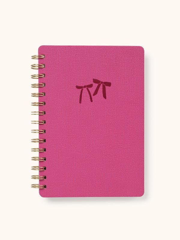 studio oh Put a Bow on It (Pink Punch) Agatha Notebook