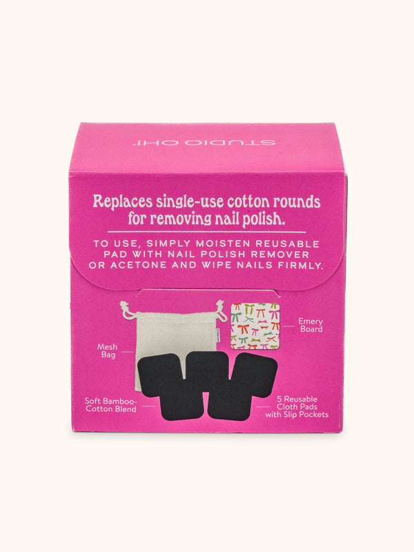 Studio Oh Put A Bow On It Reusable Nail Polish Remover Kit