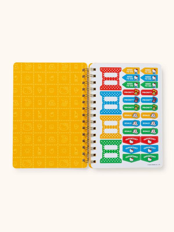 Studio Oh Retro Hello Kitty Agatha Notebook With Sticker Sheet
