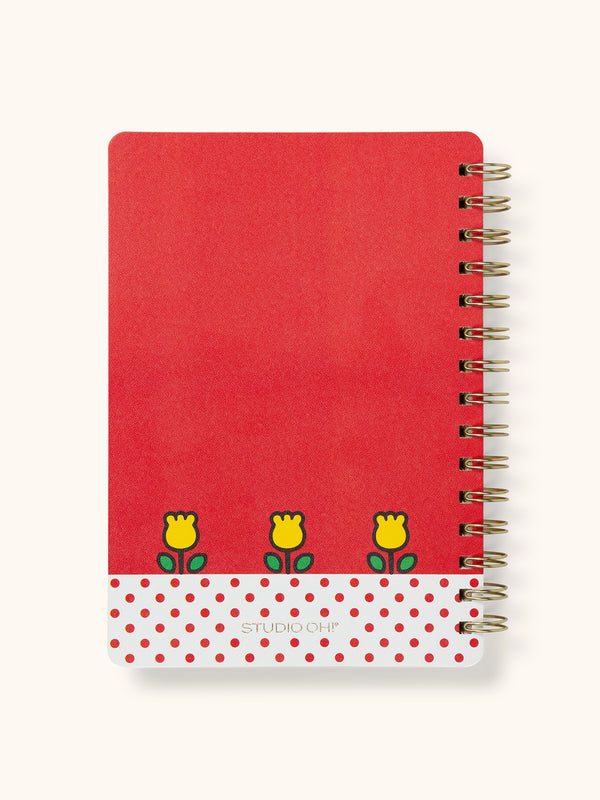 Studio Oh Retro Hello Kitty Agatha Notebook With Sticker Sheet