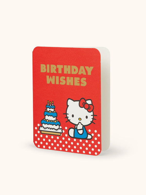studio oh Retro Hello Kitty Birthday Wishes Deluxe Greeting Cards