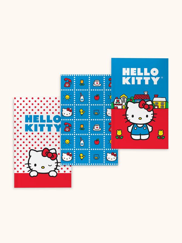 studio oh Retro Hello Kitty Boxed Mini Notebook Trio