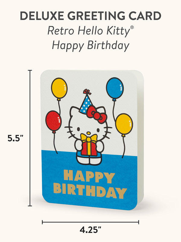 Studio Oh Retro Hello Kitty Happy Birthday Deluxe Greeting Cards