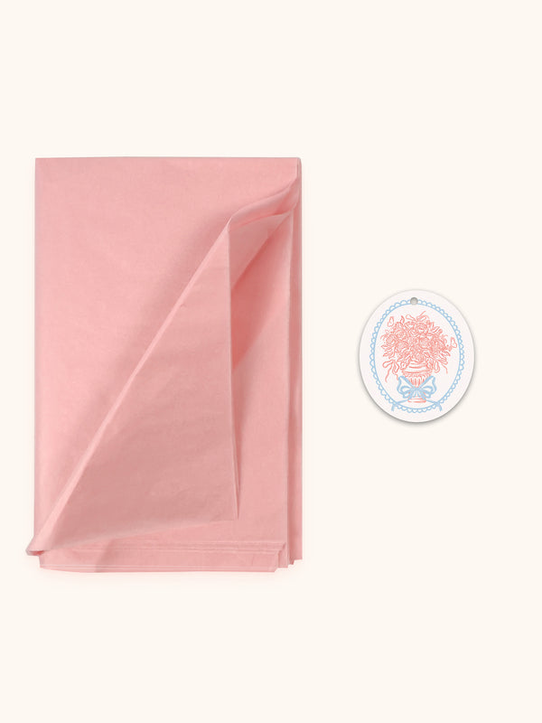 Studio Oh Romantic Rococo Large Vertical Die-Cut Gift Bag With Tissue