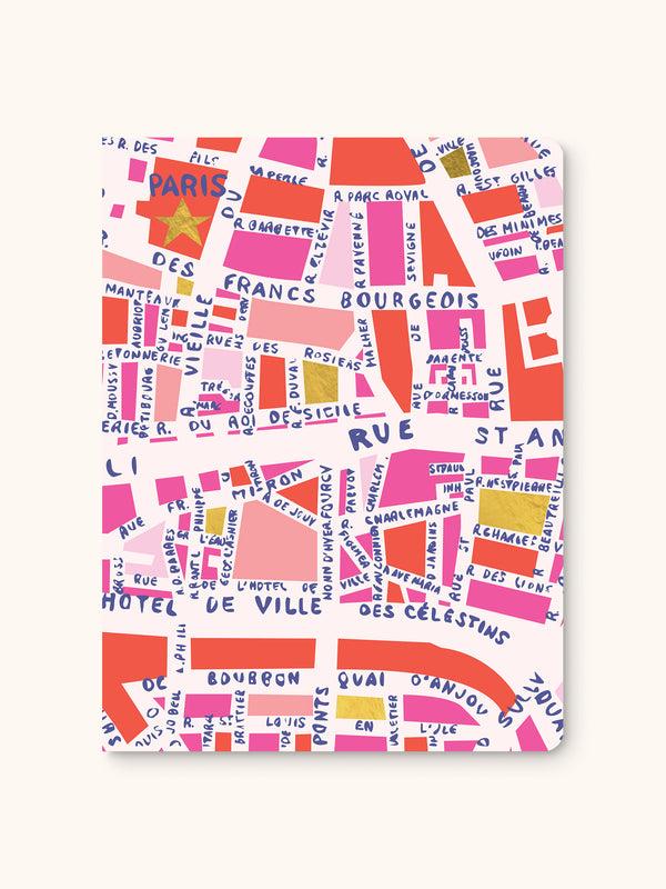 Studio Oh Rues De Paris Medium Coptic-Bound Journal