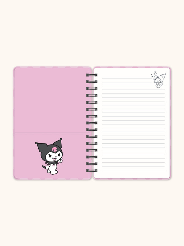 Studio Oh Sanrio Totally Kuromi Agatha Notebook With Sticker Sheet