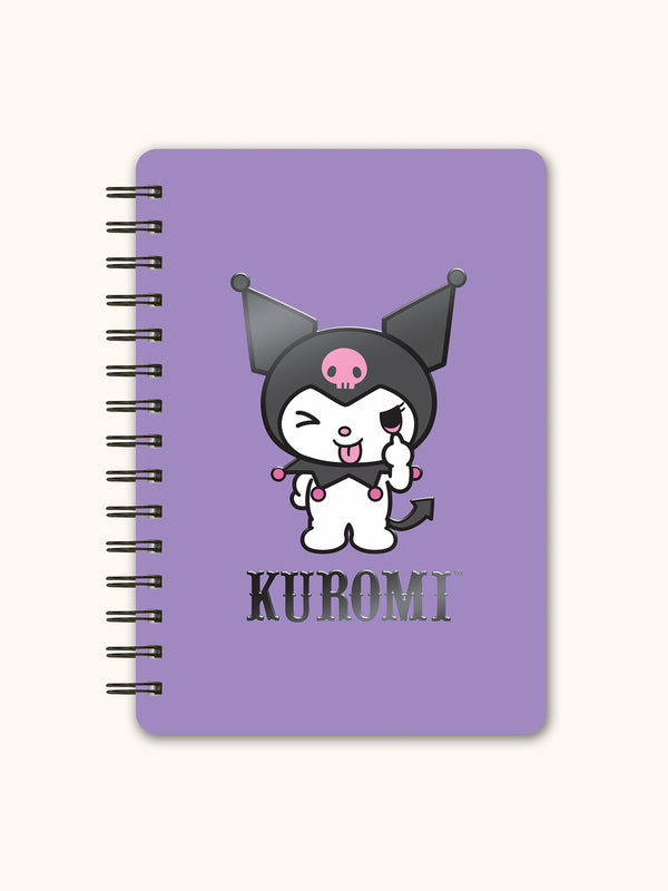 studio oh Sanrio Totally Kuromi Agatha Notebook with Sticker Sheet