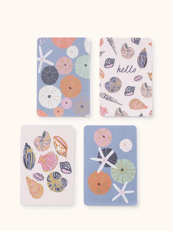 Studio Oh Seaside Discoveries Assorted Note Card Set With Stickers