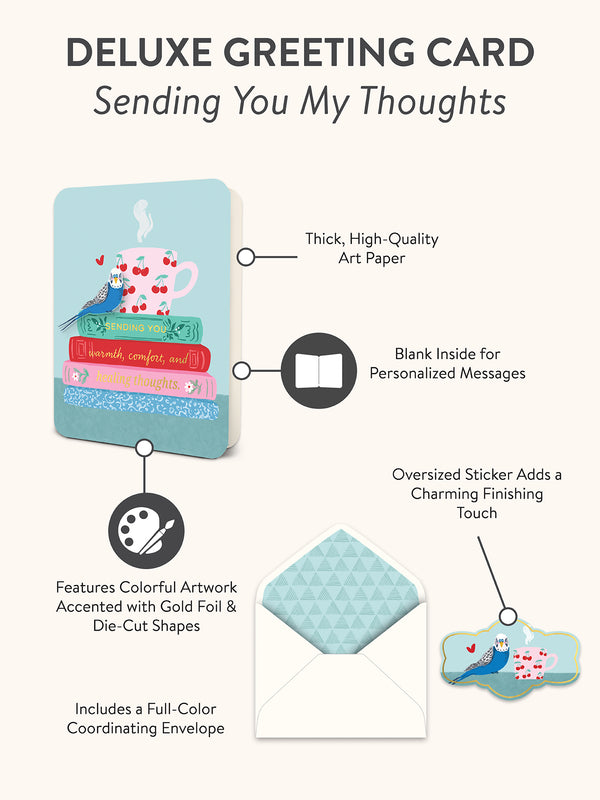 Studio Oh Sending You My Thoughts Deluxe Greeting Cards