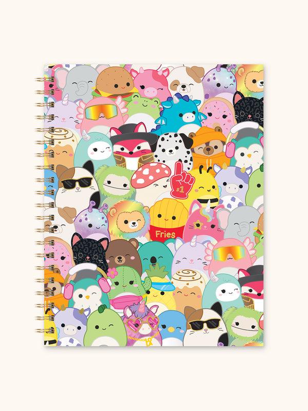 studio oh Squishmallows Back-to-Campus Squad Extra Large Spiral Notebook