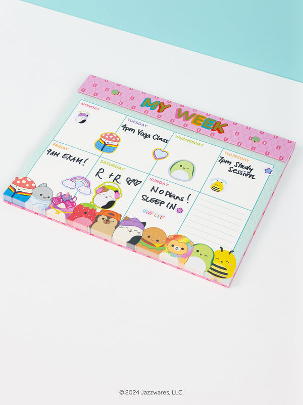Studio Oh Squishmallows Back-to-Campus Squad Weekly Desk Pad