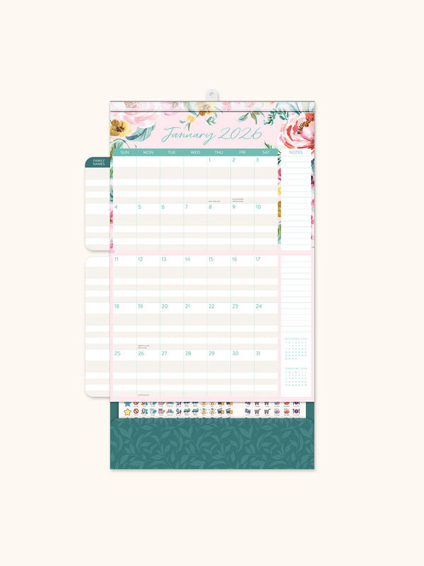 Studio Oh 2026 Bella Flora Do It All Wall Calendar
