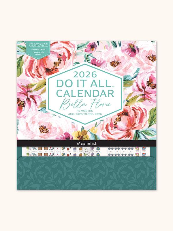 studio oh 2026 Bella Flora Do It All Wall Calendar