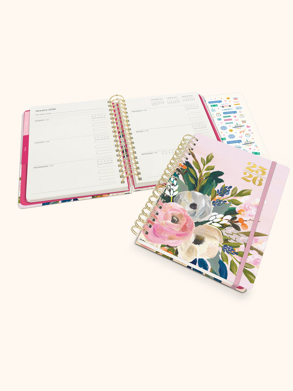 Studio Oh 2026 Bella Flora Tri-Tab Planner