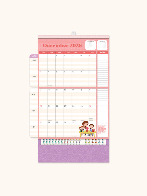 Studio Oh 2026 Mom Do It All Wall Calendar