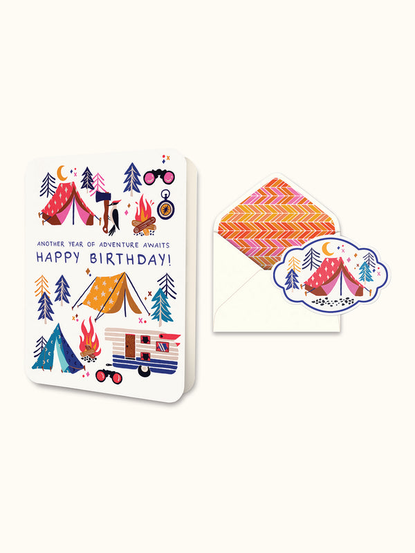 studio oh Adventure Awaits Deluxe Greeting Card