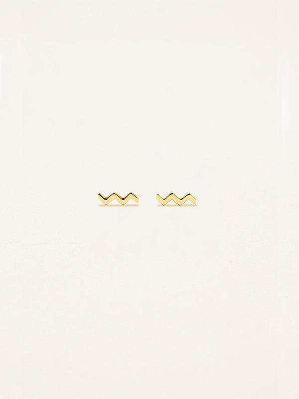 studio oh Aquarius Zodiac Earrings