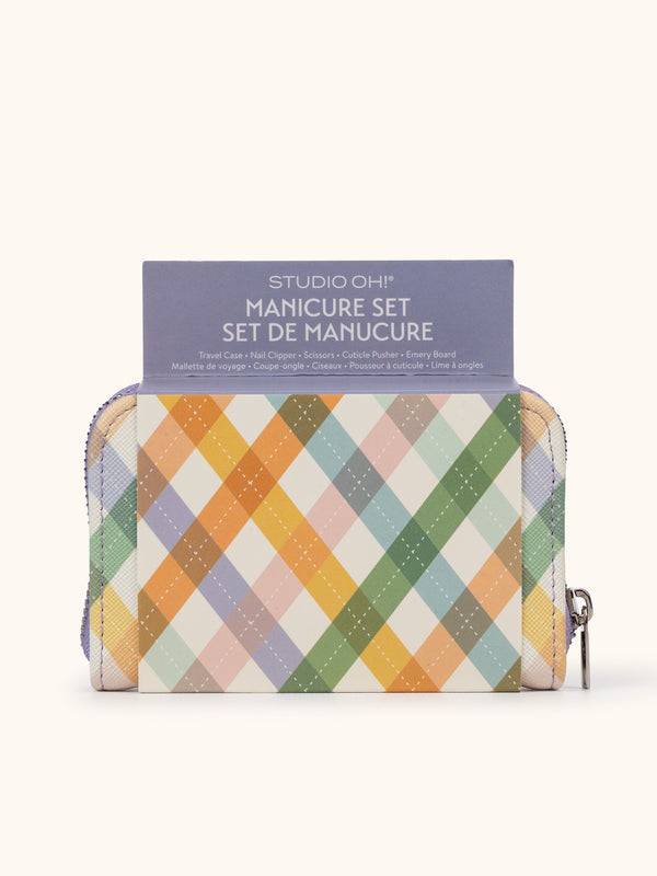 Studio Oh As If Argyle Manicure Set