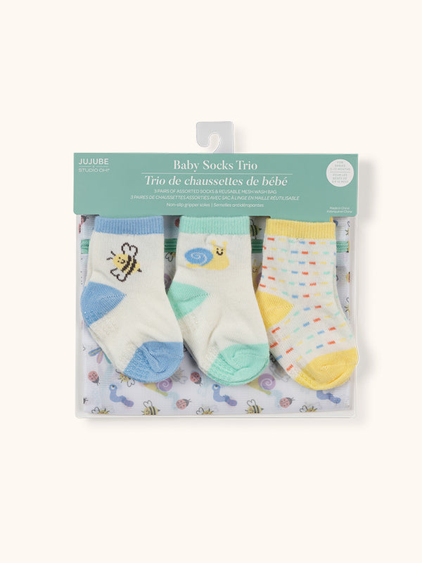 studio oh Baby Sock Trios - Love Bug
