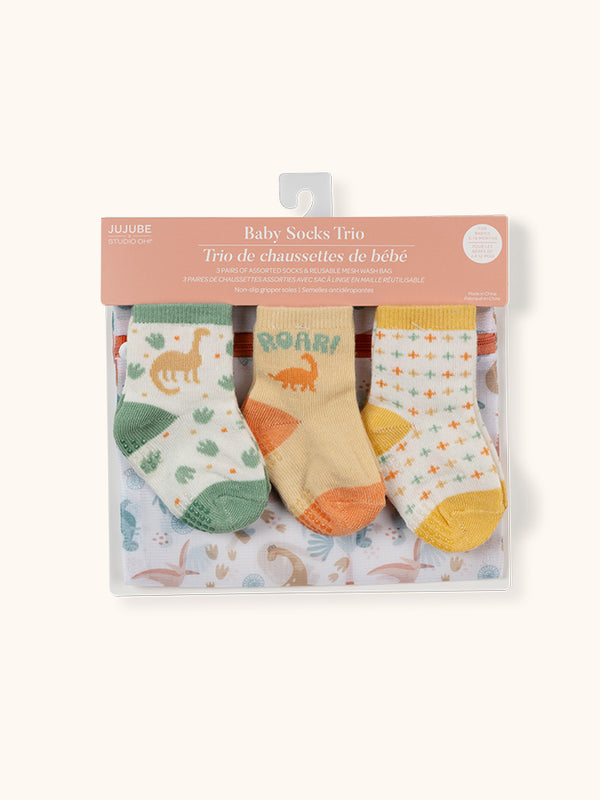 studio oh Baby Sock Trios - Roarsome