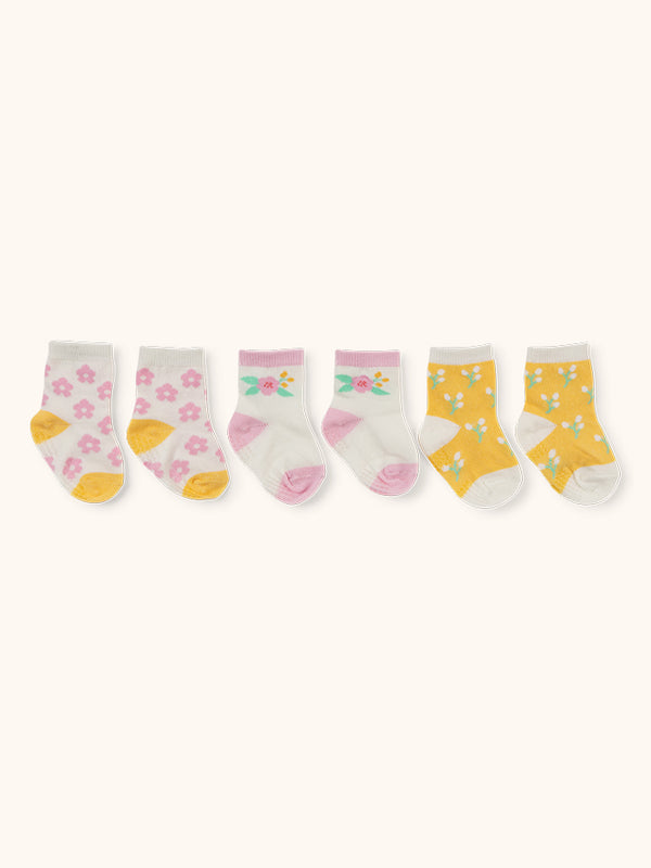 Studio Oh Baby Sock Trios - Sweet Daisy