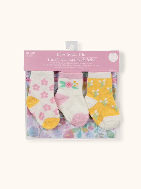 studio oh Baby Sock Trios - Sweet Daisy