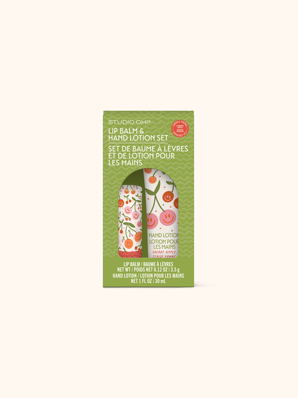 studio oh Be All Smiles Lip Balm & Hand Lotion Set