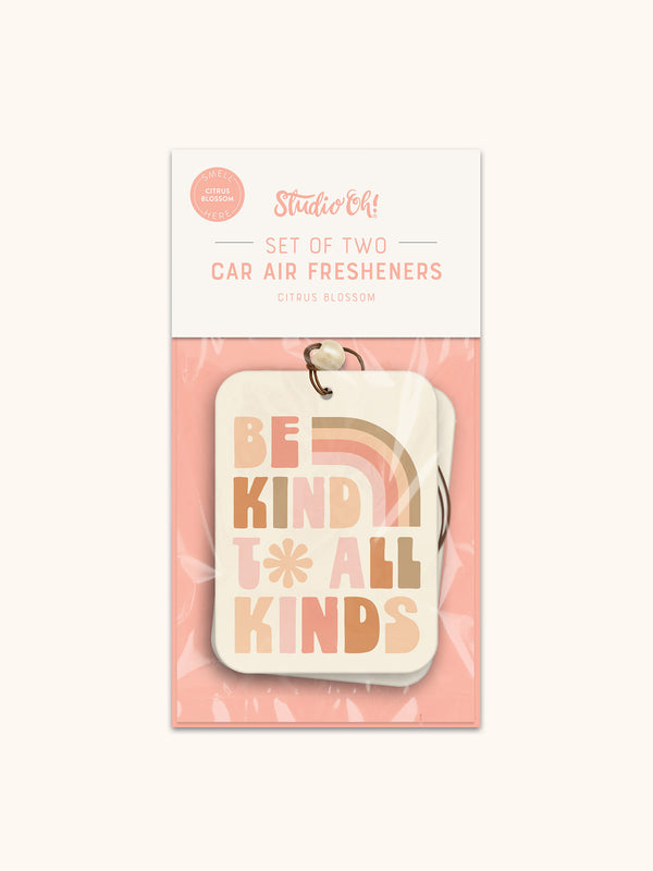 Studio Oh Be Kind To All Kinds Car Air Freshener