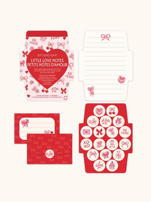 Studio Oh Be My Heart Mini Memos With Stickers
