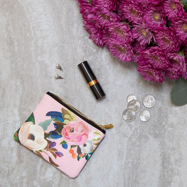 Studio Oh Bella Flora Small Zippered Pouch