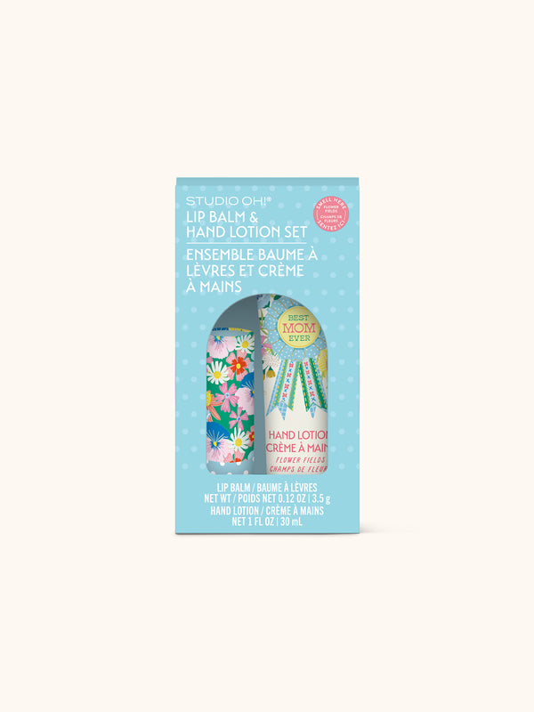 studio oh Best Mom Ever Award Lip Balm & Lotion Set