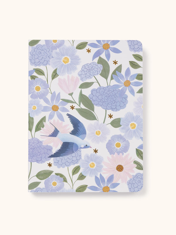 studio oh Birds & Blooms Medium Coptic-Bound Journal