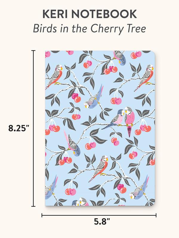 Studio Oh Birds In The Cherry Tree Keri Notebook