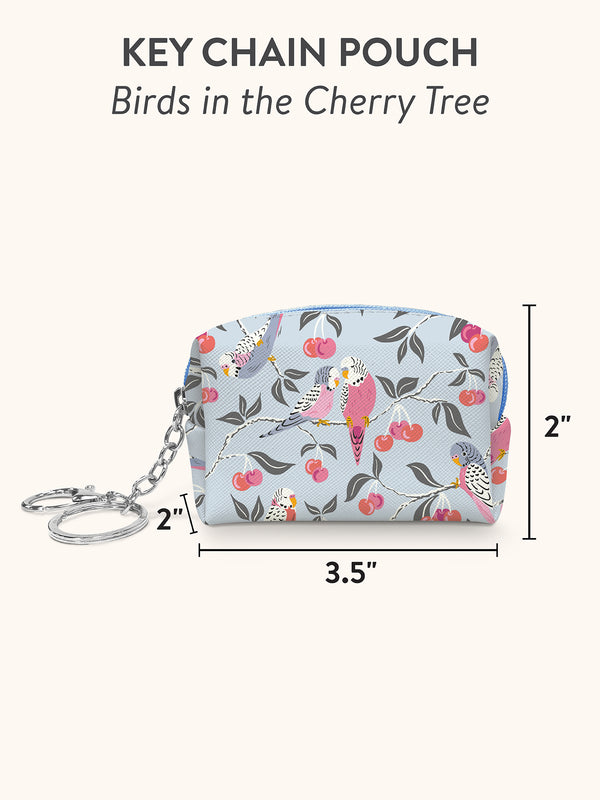 Studio Oh Birds In The Cherry Tree Key Chain Pouch