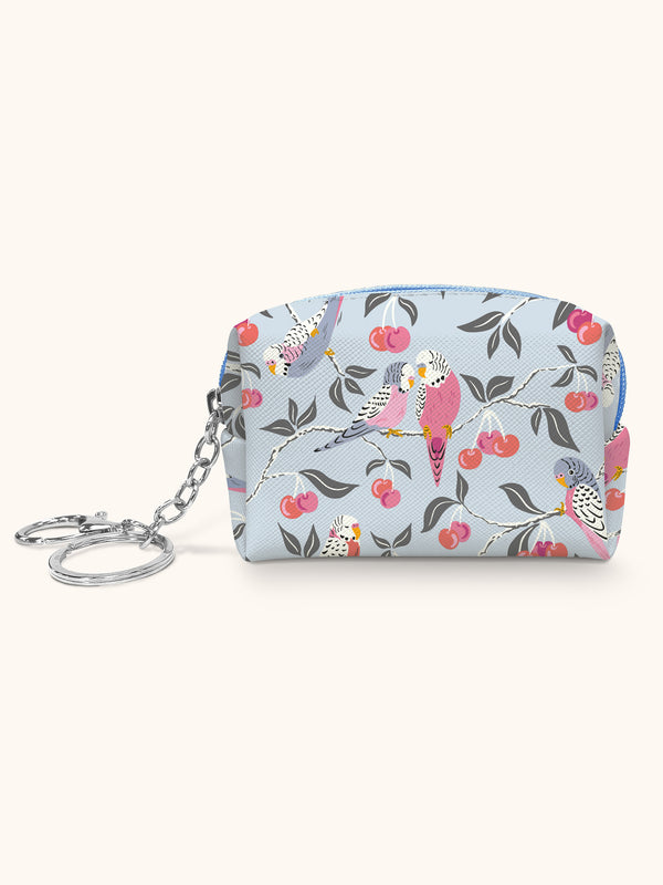 studio oh Birds in the Cherry Tree Key Chain Pouch