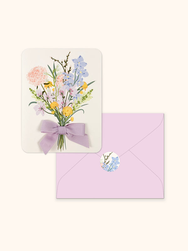 Studio Oh Blissful Bouquet Bow Note Card Set